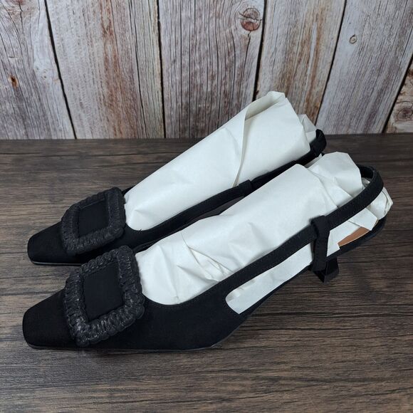 Aquatalia Shoes Aquatalia Arabella Suede Slingback Kitten